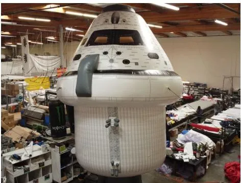2023 Nouveau vaisseau spatial gonflable scellée Nasa Orion