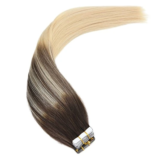 Aviva Tape in Human Hair Extension 20PCS 14inch Tape Hair Extension (AV-TP14-4/613)