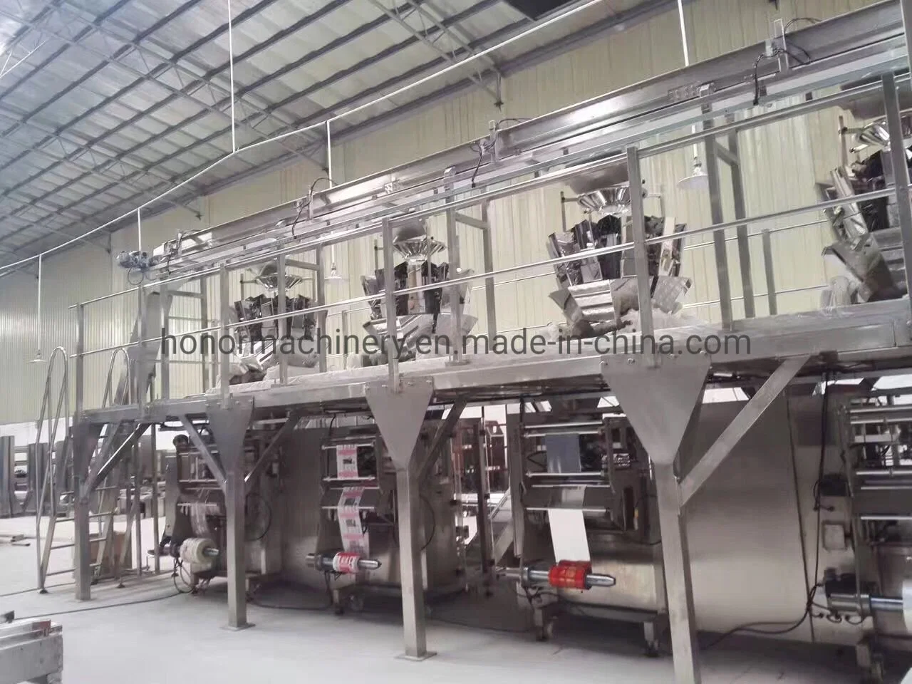 Multi Head Hopper Weighing Feeding Filling Packing Packaging Machine