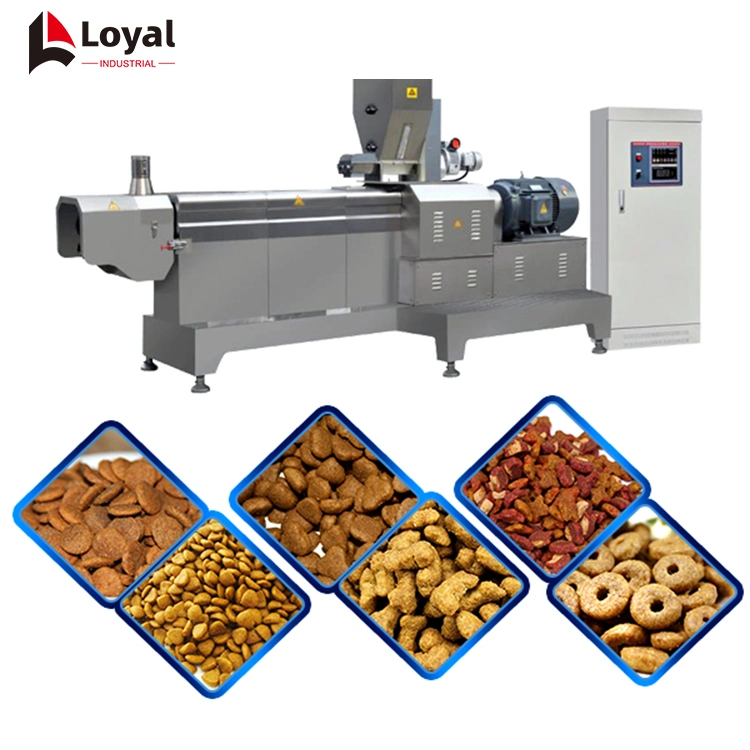 Automastic Pet Food Production Line Dry Dog Food Extrusion Making Machine Fish Feed Machine