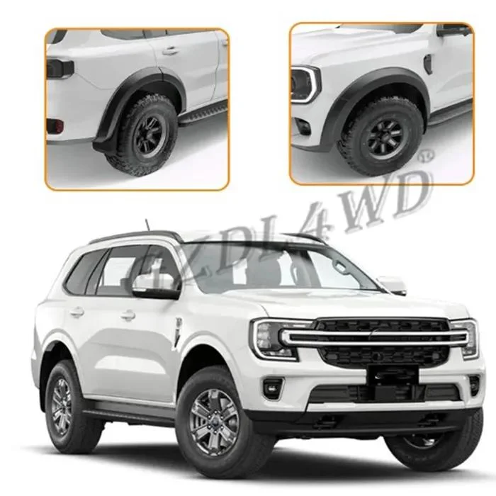 Ramasseur Gzdl4wd accessoires extérieurs 4X4 Passage de roue de torche de l'aile Mettre en place pour l'Everest 2023