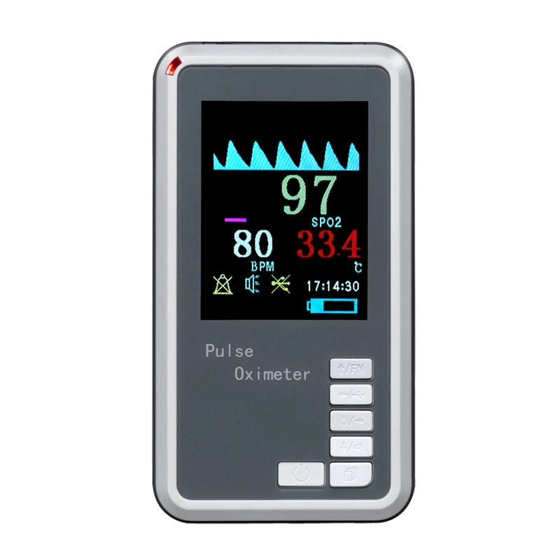 Nouveau-né de l'enfant adulte de l'hôpital portable ordinateur de poche oxymètre de pouls Pm-600b