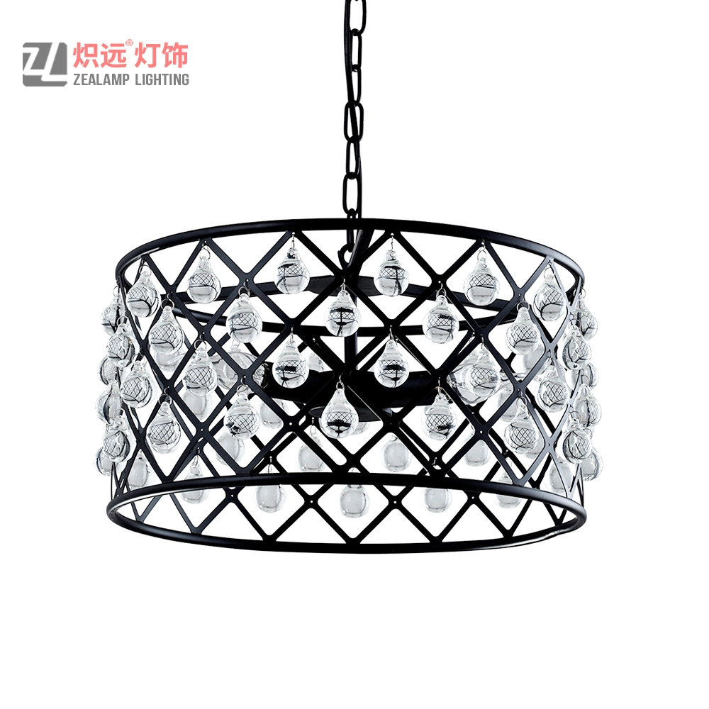 Estilo moderno Latina Metal Luxo Crystal lustre de iluminação