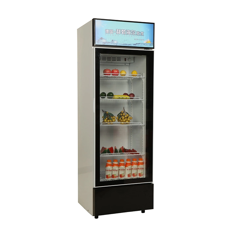 530L to 930L Coca-Cola Upright Display Chiller Upright Cooler Beer Beverage Fruit and Vegetable Showcase Manufacturer