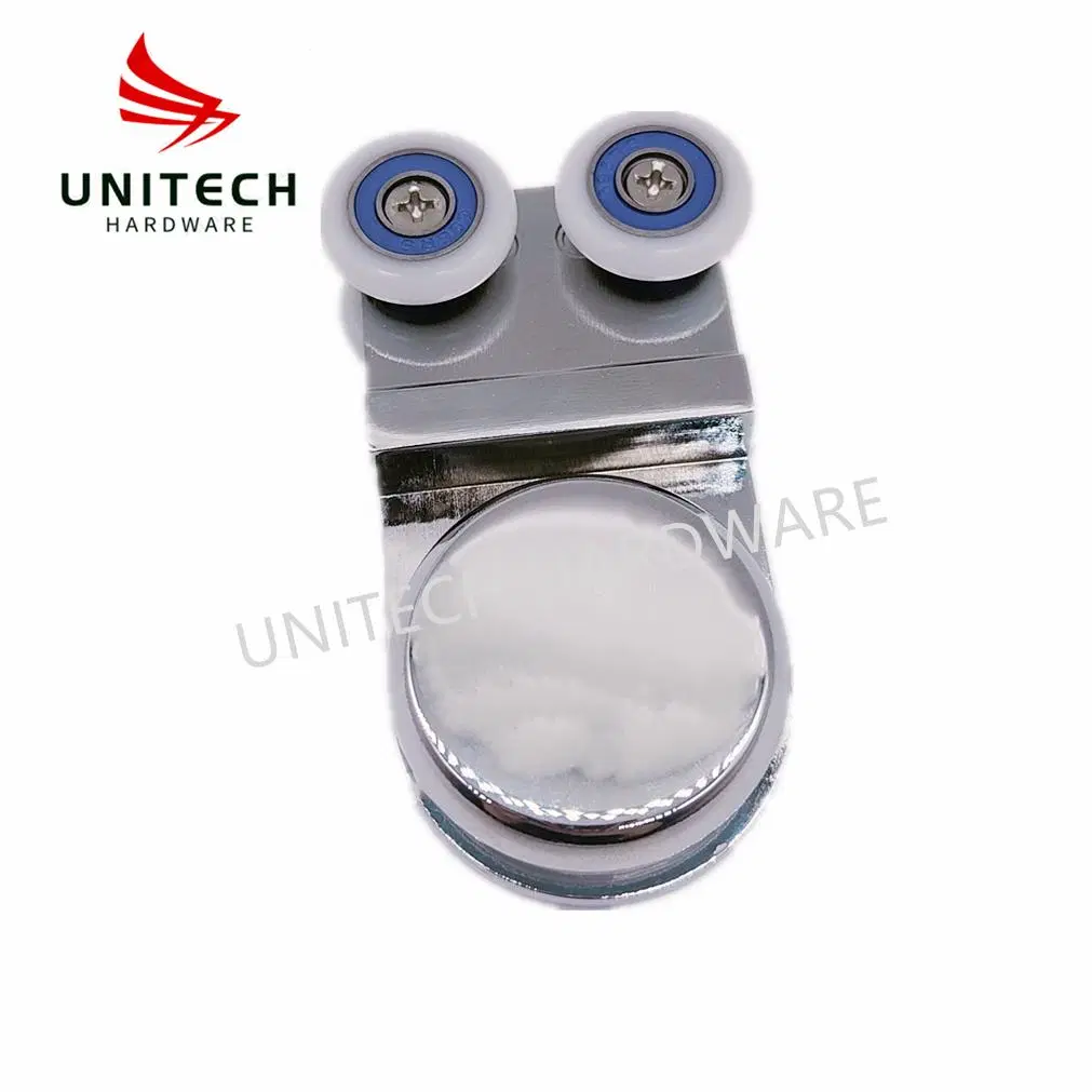 Zinc Alloy Glass Sliding Door Roller Fitting for Aluminium Frame Glass Door