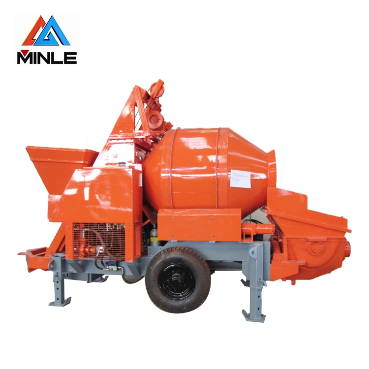 Factory Directly Supply Pumpcrete with Concrete Mixer for Construction Work