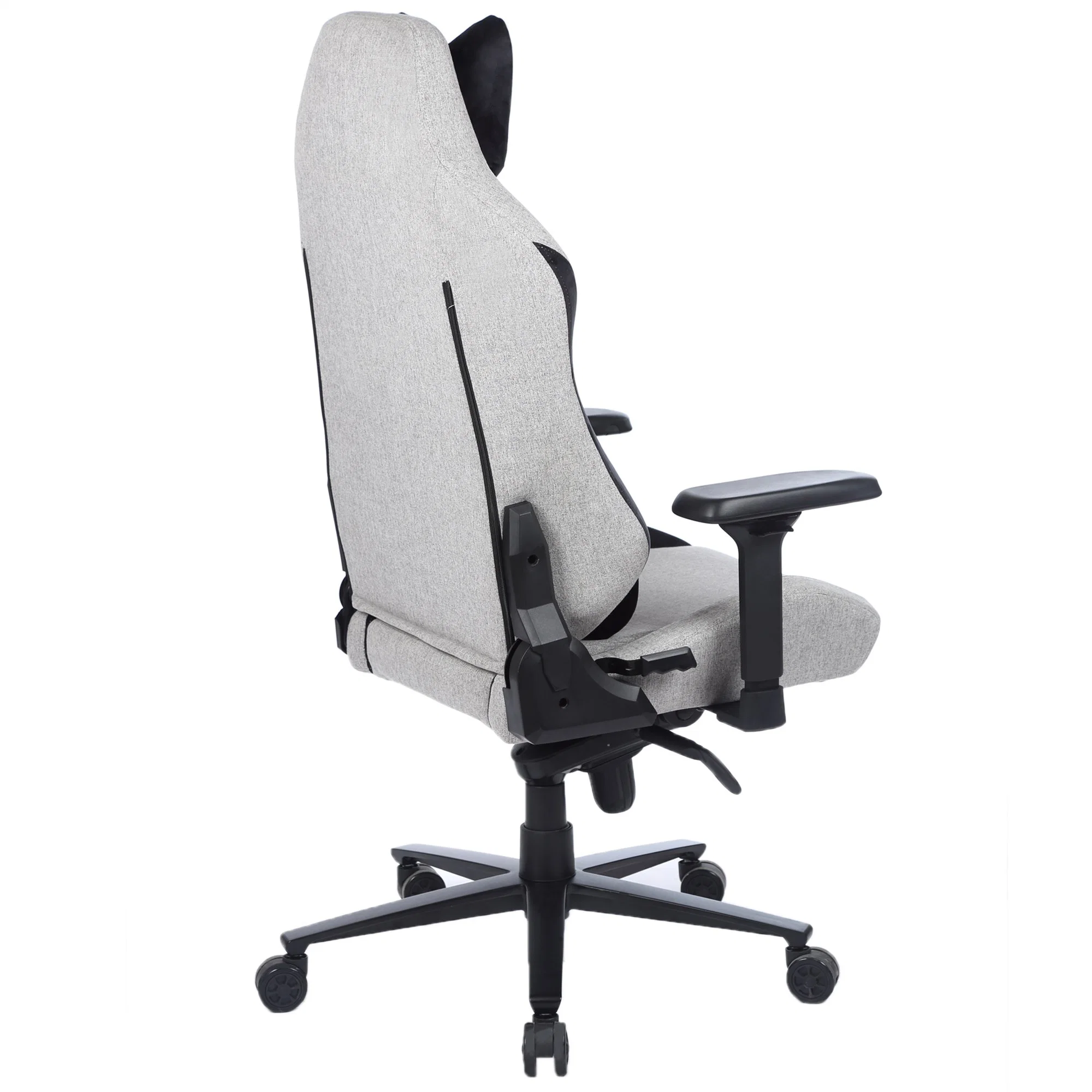 Chaise de jeu avec base en aluminium anti-corrosion Yuhang, chaise de jeu en tissu gris