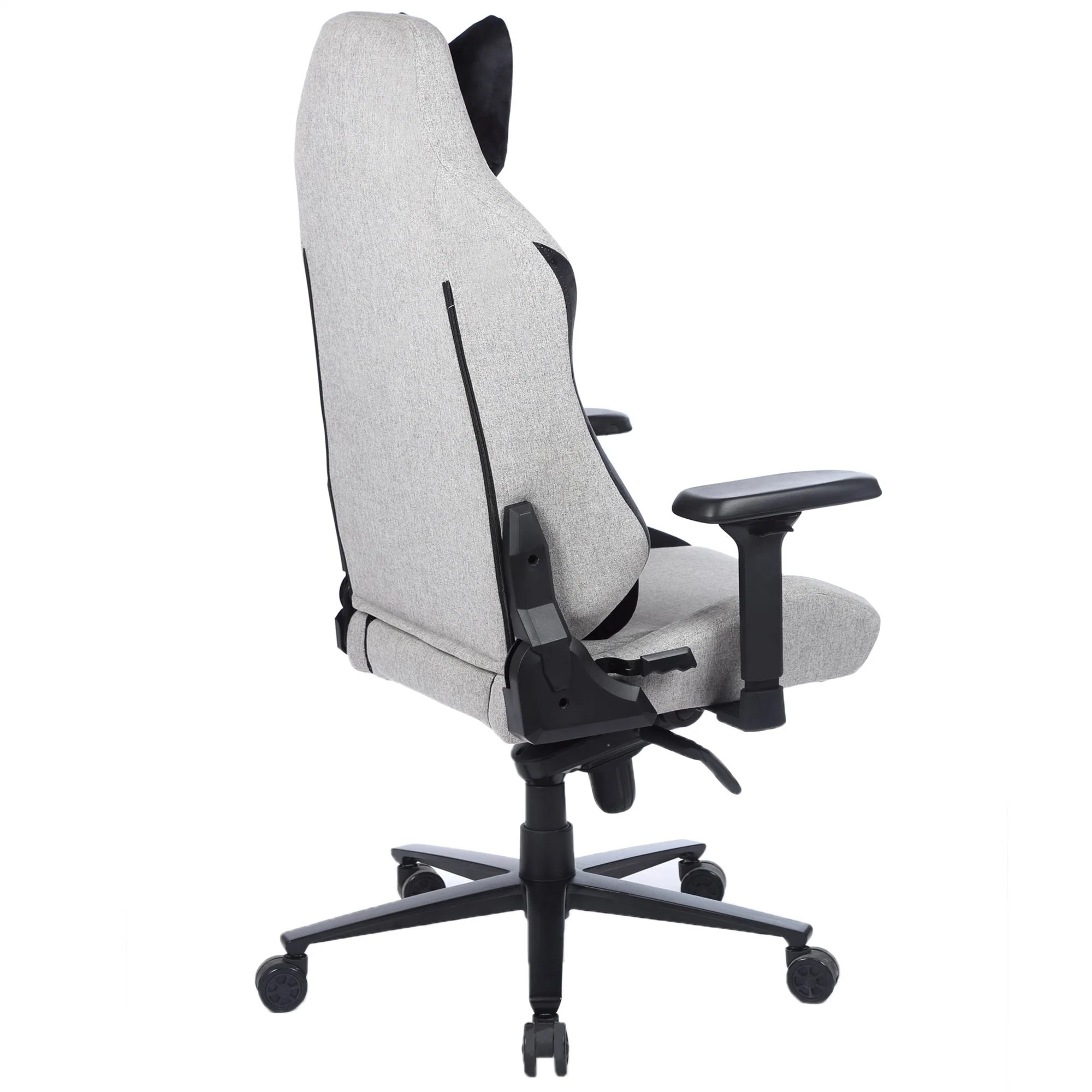 Yuhang Anti-Corrosive Aluminum Base Gaming Chair Gery Fabric Gaming Chair