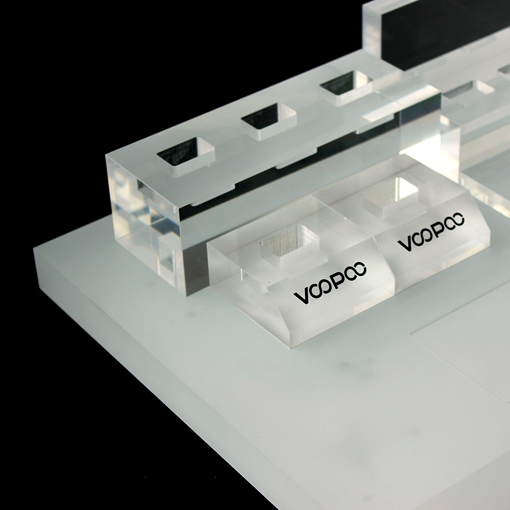 Customized Size and Type Hot Sale Cigarette and Vape Displays with LED Light