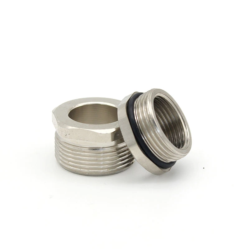 Nickel Brass Cable Gland Adaptor M40/M50 Smaller Thread Cord Grip