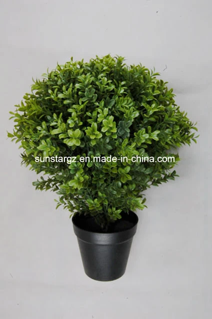 Anti UV Outdoor Fake Flower Artificial Plant Boxwood Ball Topiary for Hotel Decoration (47787)