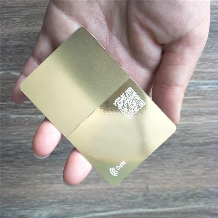 Regular Gold Metal NFC Digital Business Card