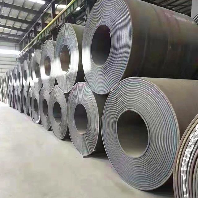 معدل ضربات القلب بالجملة Q235 Q235B Q345b الكربون الصلب Coil Metal in مواد البناء