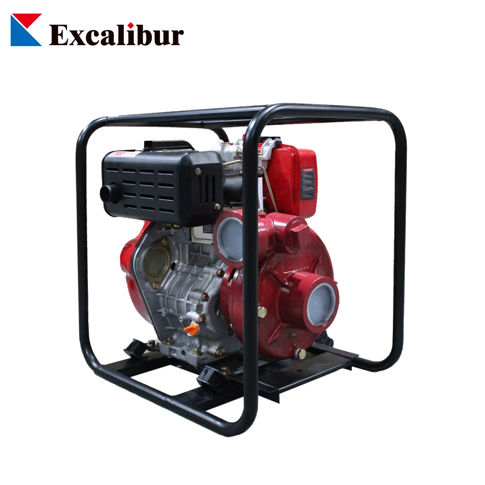 Fire Fighting Manual Electric Start High Pressure Cast Iron Diesel Water Pump