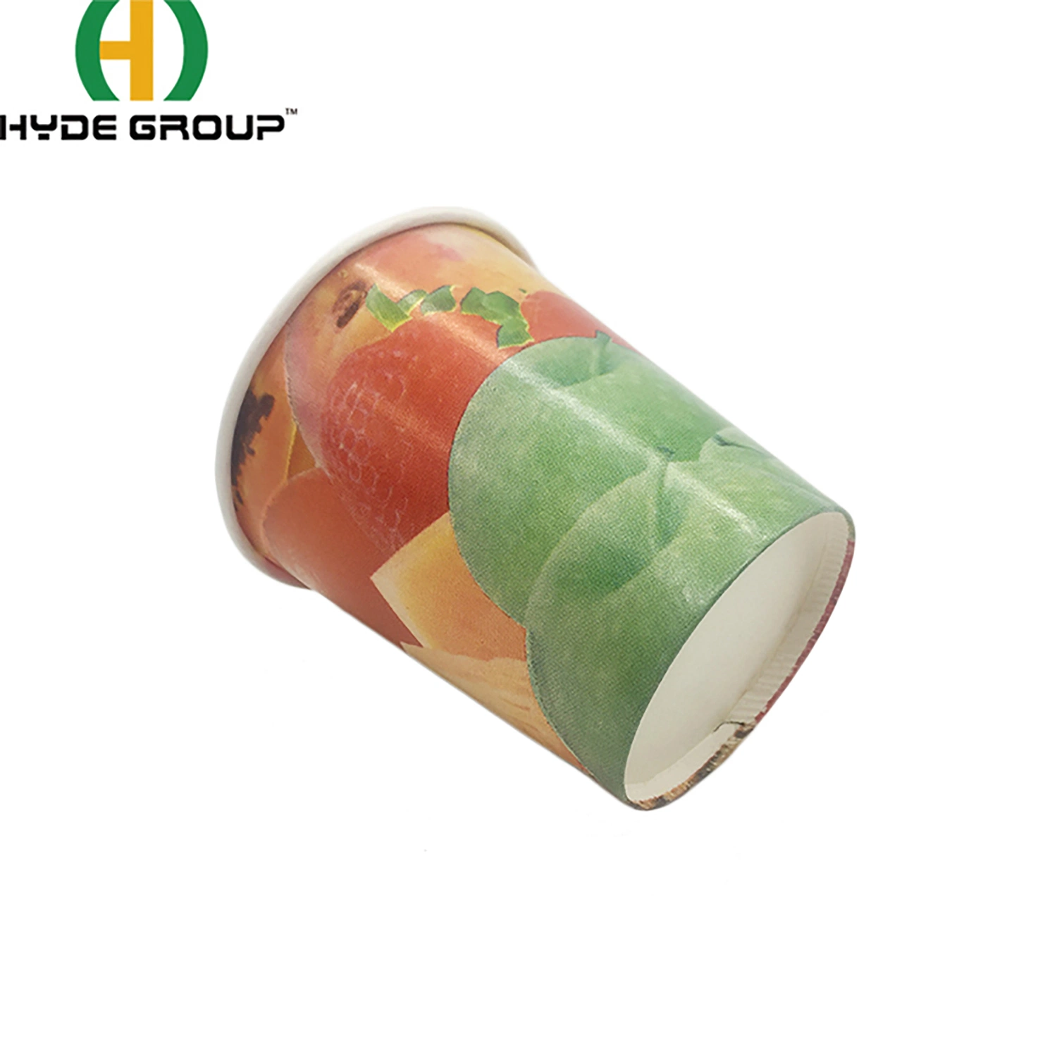 Coloured Double PE Coated Cold Drinks Paper Cups with Plastic Lids