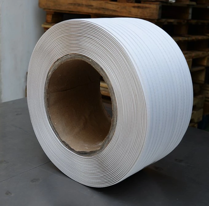 Direct Factory Supply 1/2" 9900' 350lb White Color Machine Grade PP Strapping