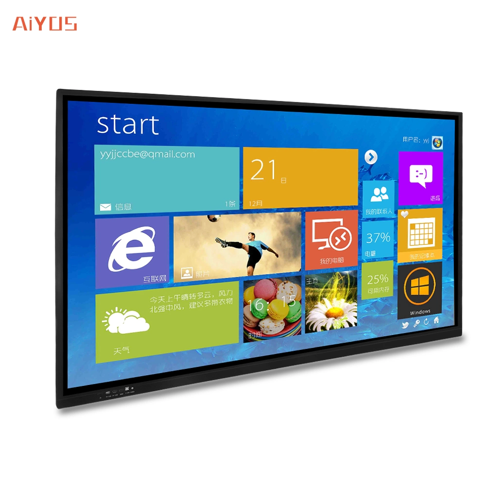 98 Inch LCD Interactive Display Screen Digital Smart Whiteboard Flat Panel