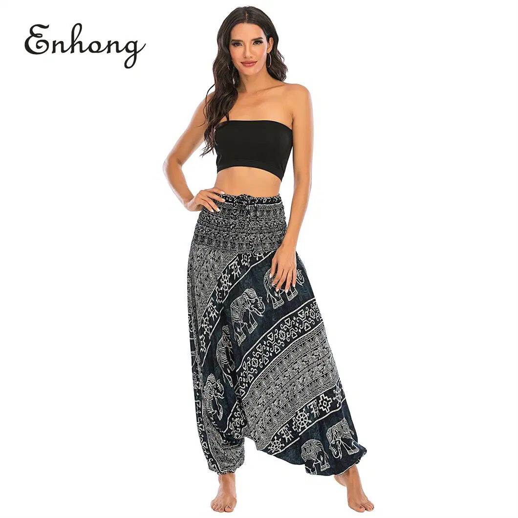 Frauen Mode Hippie Kleidung Boho Hosen Custom Großhandel/Lieferant