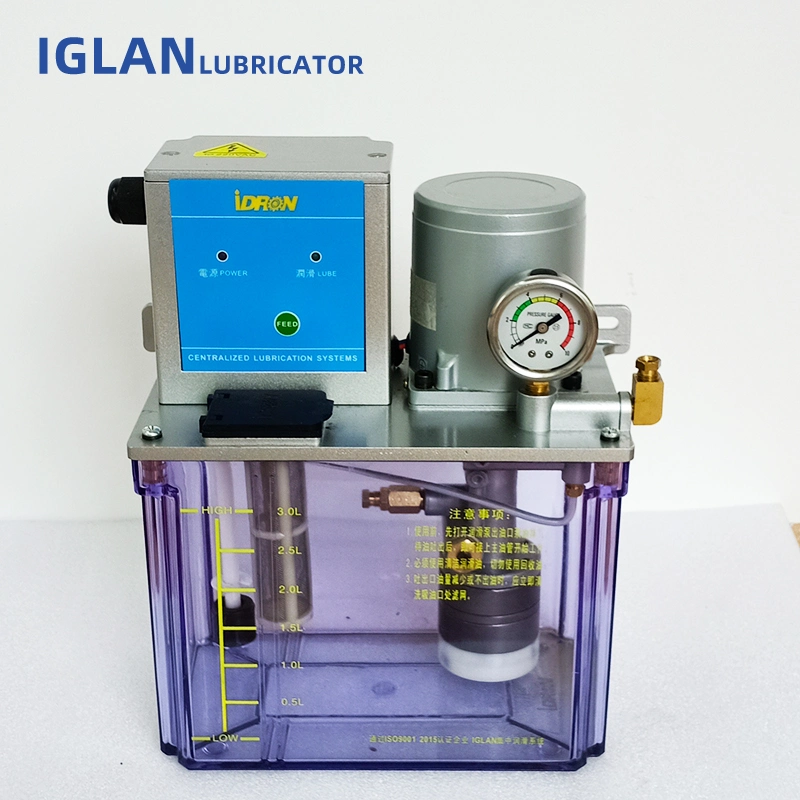 Iglan OEM Plastic Electric Automatic Small Portable Lubrication Pressure Relief Oil Pump