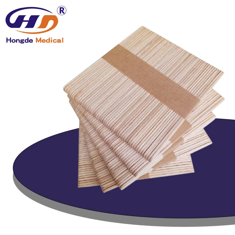 HD9 - Disposable Medical Sterilized Bamboo Tongue Depressor 150mm