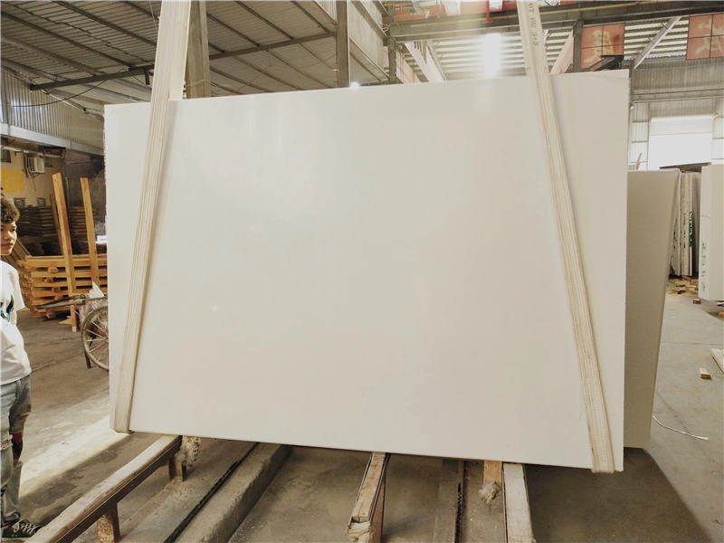 White Artificial Marble Stone Used for Kitchen and Bathroom and Wall and Floor and Countertop and Vanity Tops