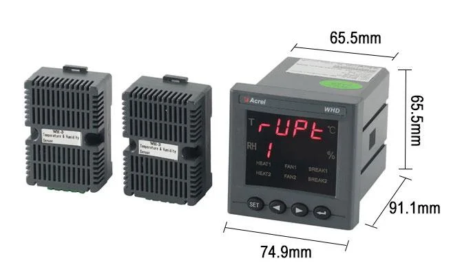 Controlador de Humedad Temperatura Medidor de Panel de medir y visualizar un canal de la temperatura y humedad el DMS72-22