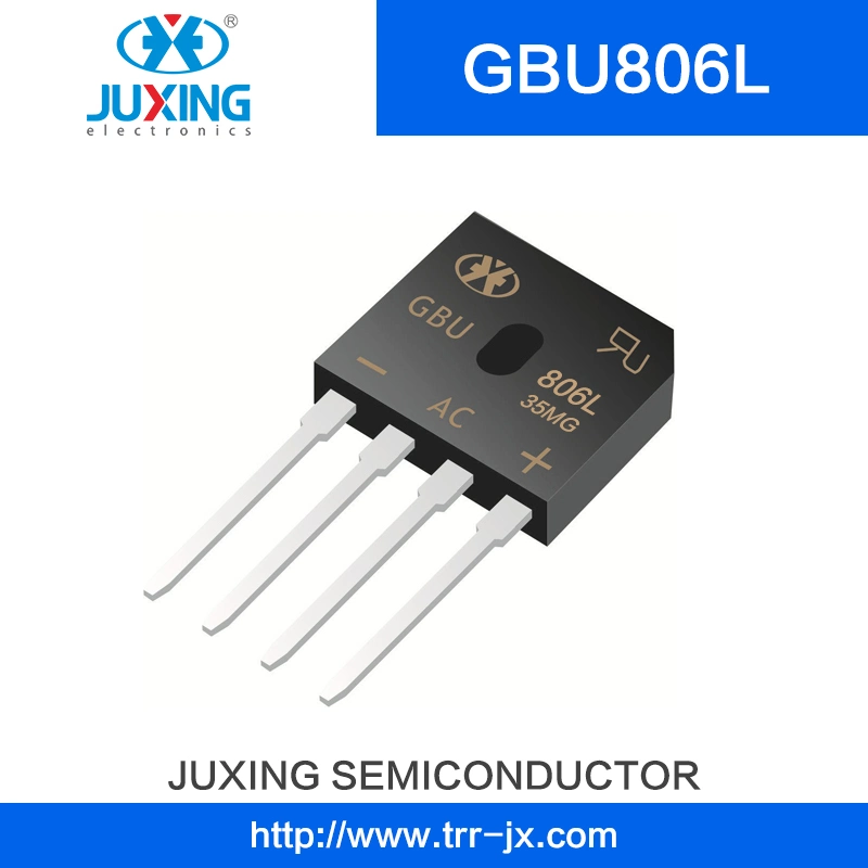 Juxing Gbu806 600V8a Ifsm150A Vf1.1A Bridge Rectifiers Diode with Gbu Case