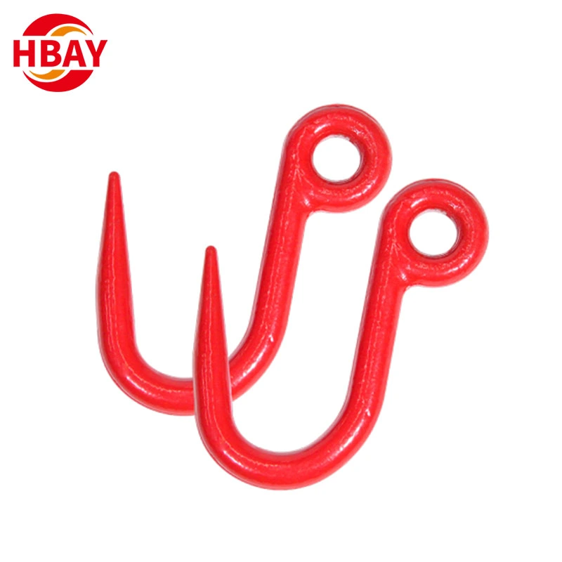 Customized One Ton Painted Color G80 Steel Pipe Lifting Hook