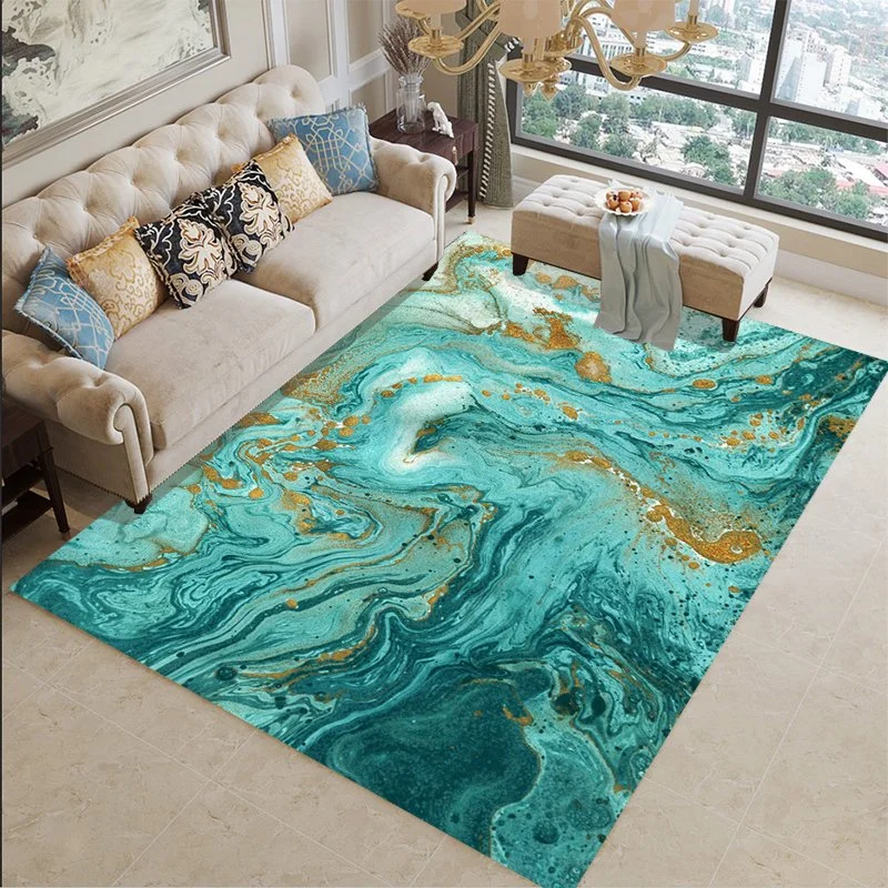 3D Living Room Carpets Luxury Large Size Mat Custom Design Classic Carpet