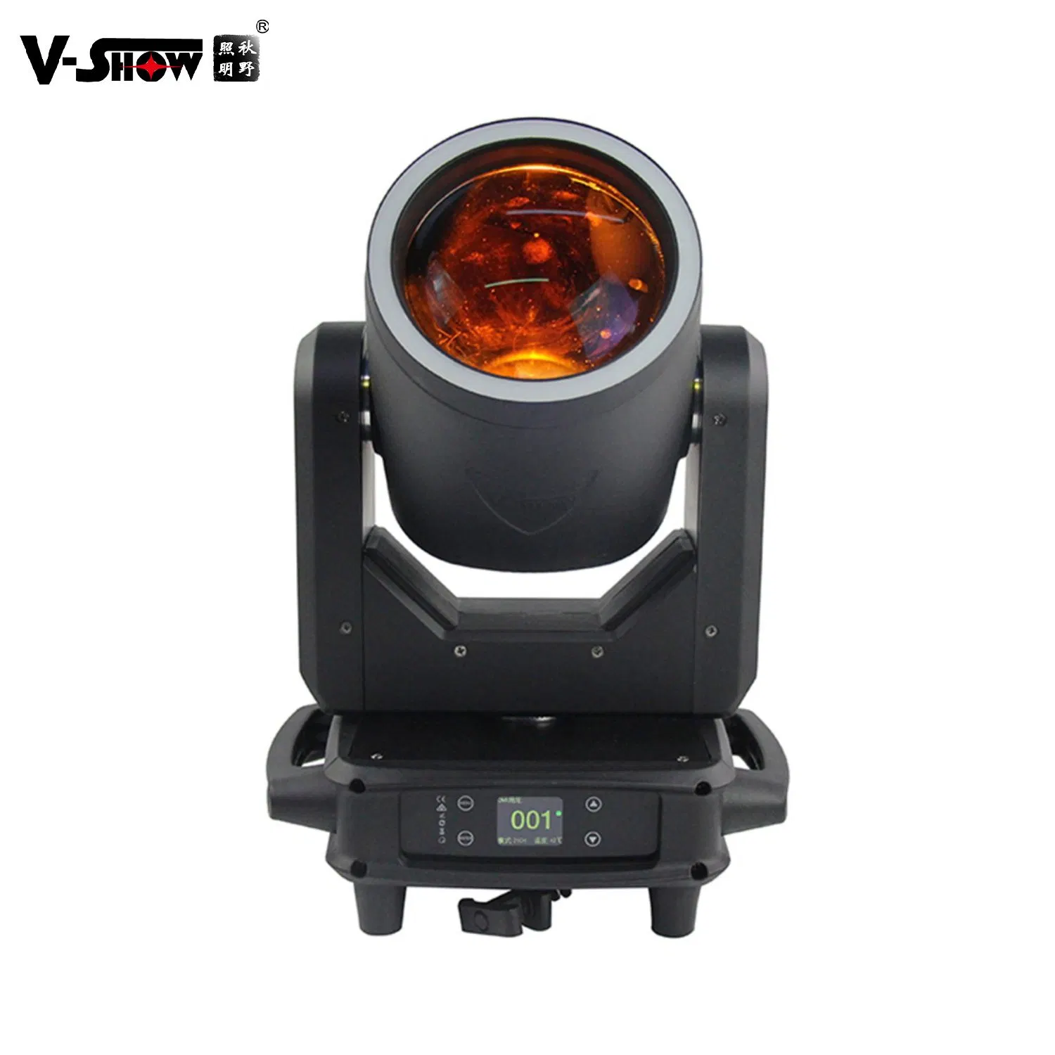 V-Show 80 Watt Super Beam Moving Head Stage Lights Halo Effect LED Moving Head Beam DJ Night Club Disco Stage Light for Party Wedding