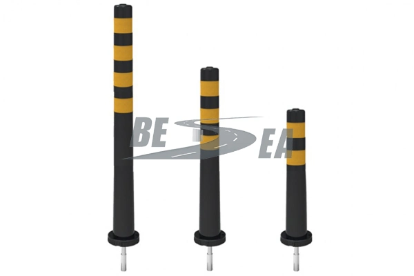 with Easy Spin Polyurethane Plastic Road Safety Flexible Bollard