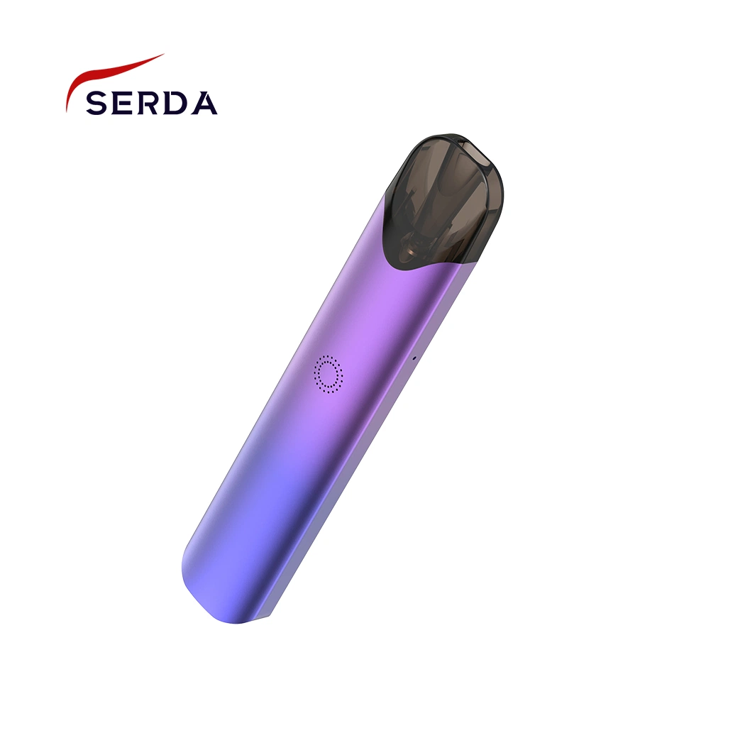 2022 Venda por grosso de cigarros eletrónicos descartáveis 600puff Plus bobina de malha de 2 ml /Cotton Coil Vape Pen Pod