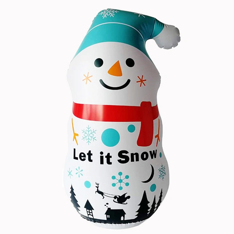 Portable Christmas Decoration PVC Inflatable Snowman Toy