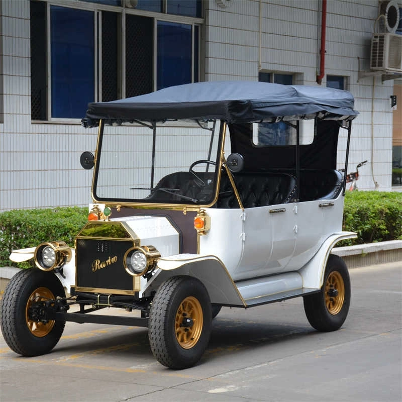 Chinese Factory Outlet New Energy Electric Sightseeing Mini Bus Retro Classic Car Club Vehicle with CE