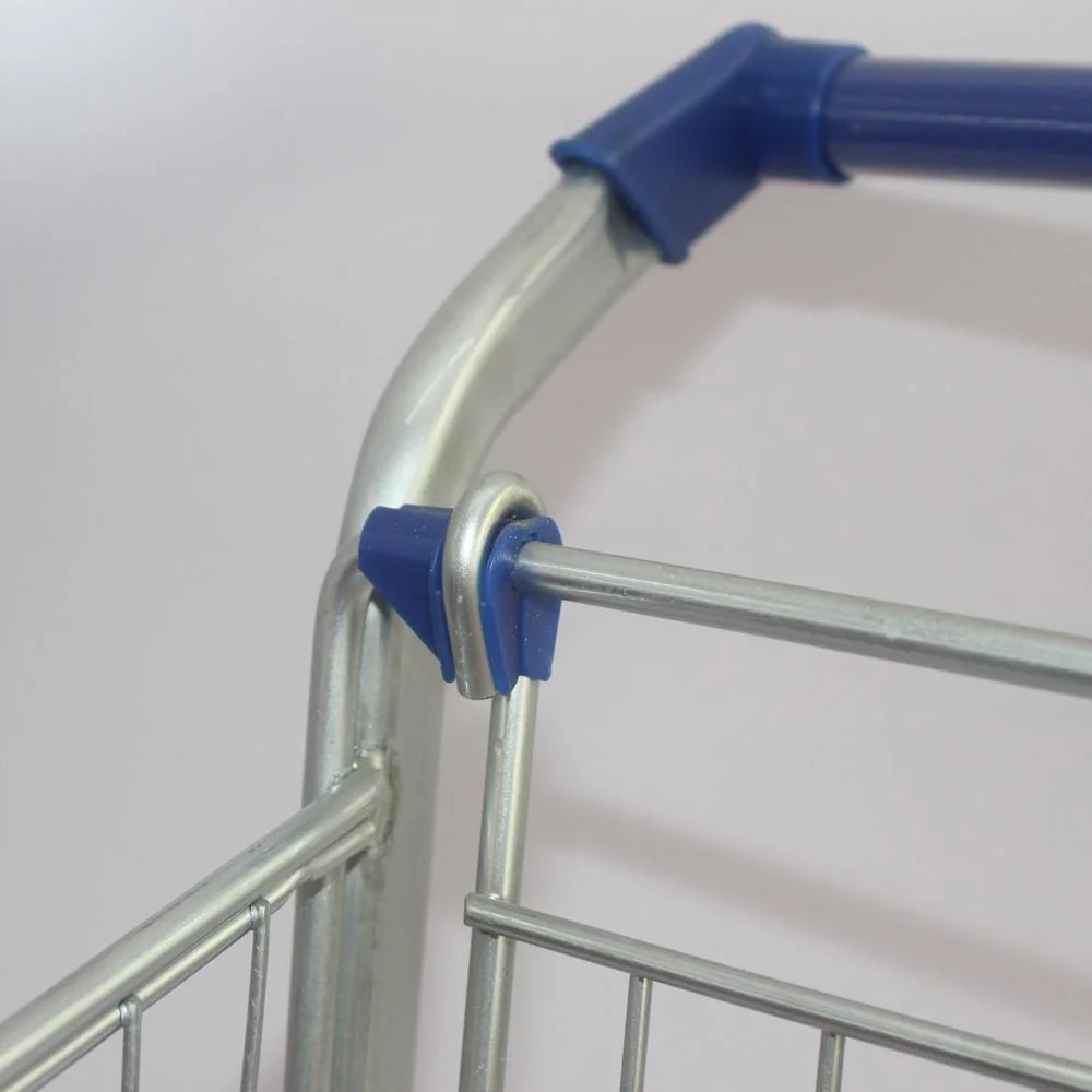 Double Baskets Design Supermarket Shopping Carts