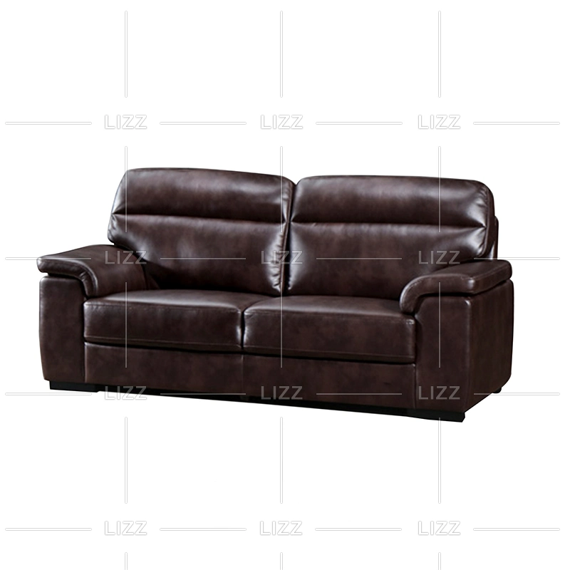 Promotional Leisure Office Leather Furniture Living Room Sofa Set