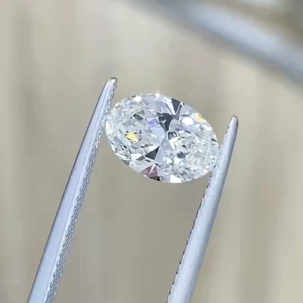 All Size Oval Brilliant White Loose Diamond Lab Grown Diamond