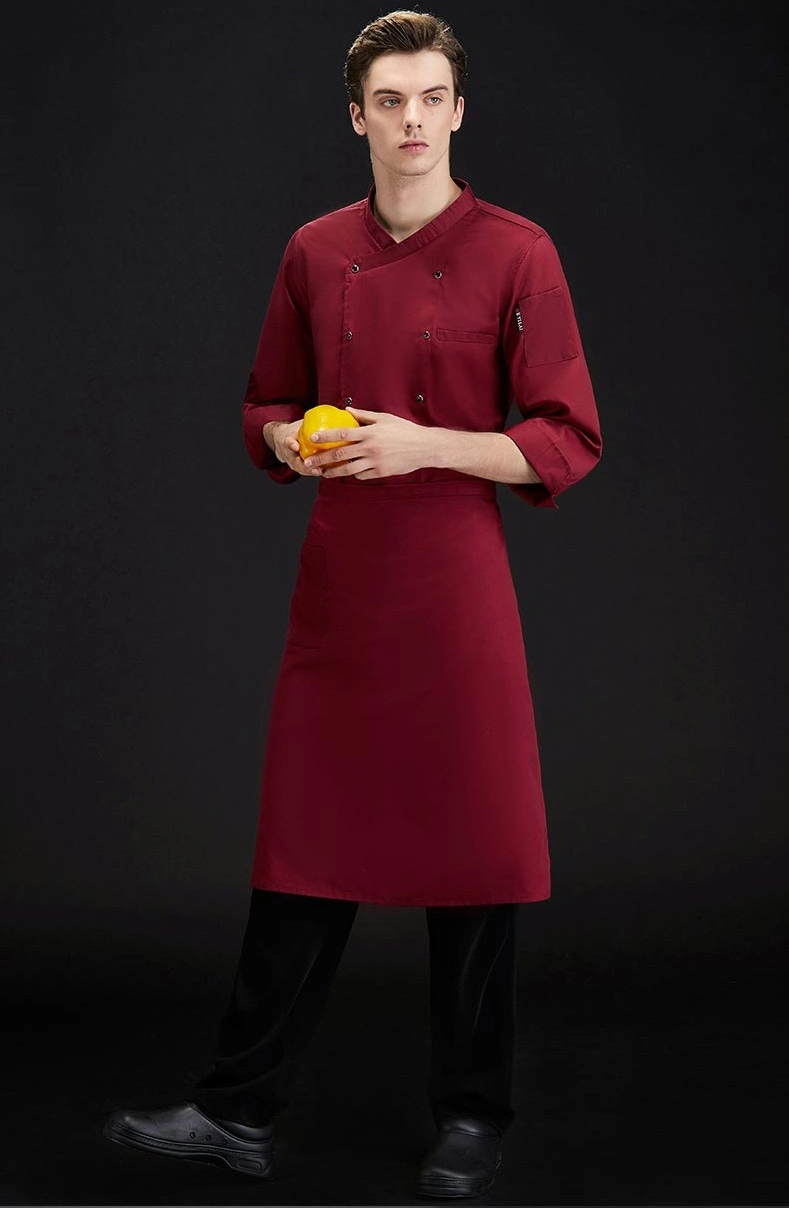 Factory Produce OEM Logo Hotel Work Chef Clothing Uniform for Men Women