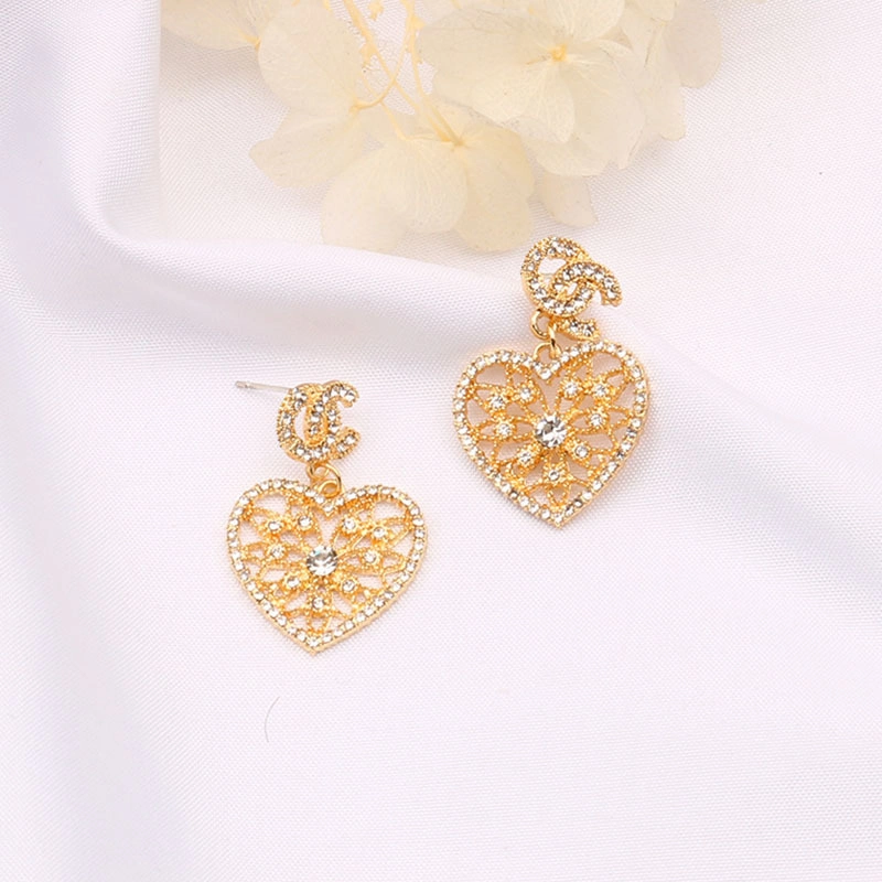 Pendientes de joyería fina 18K Blanco Oro Moissanite Stud Pendientes Joyería mujeres