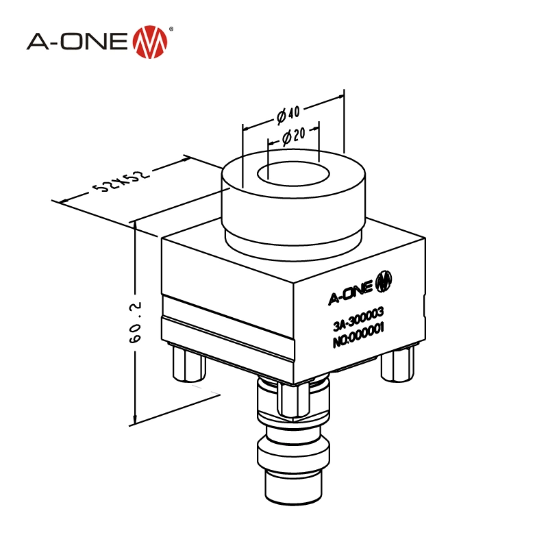 a-One Custom CNC Gauge Metal Pins Set Er-008617