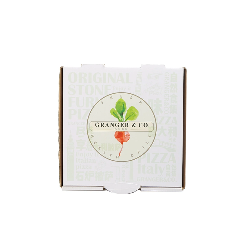 9 Inch Carton Supplier Custom Design Printed Packing Pizza Boxes with Logo