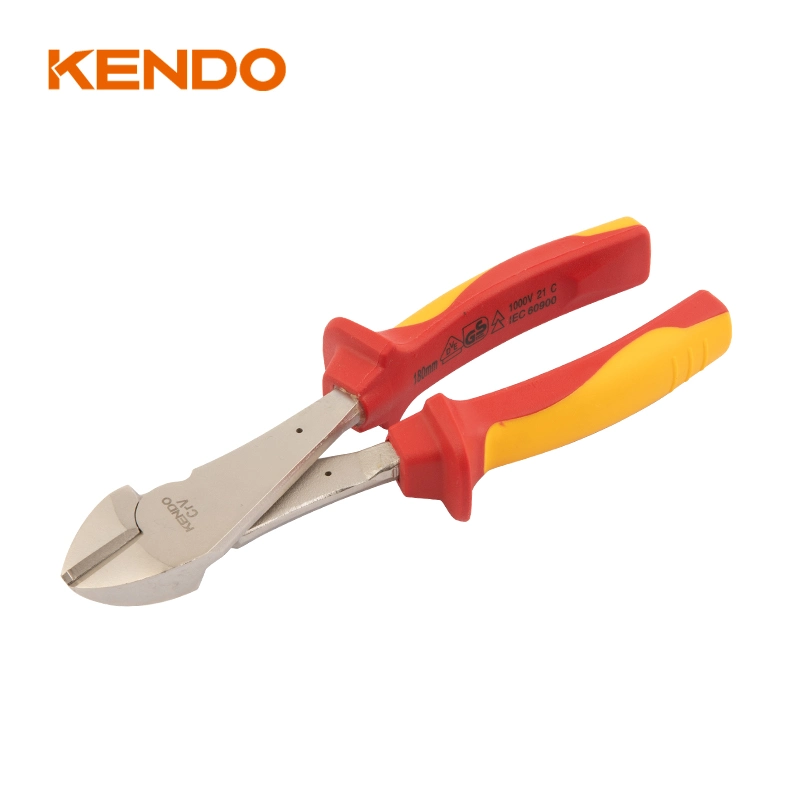 Kendo Heavy Duty VDE Side Cutting Pliers with Ergonomic Comfort-Grip Handle