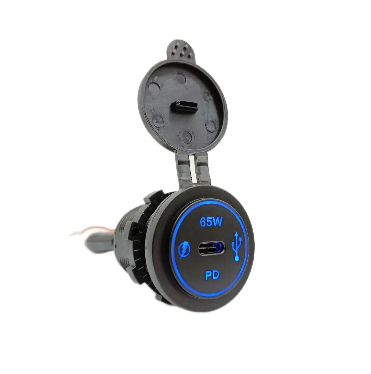 Pd Type-C 65W 1 Port QC3.0 USB Car Charger