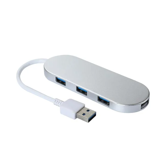 4 Port USB 3.0 Ultra Slim Data Hub with Extended Cable