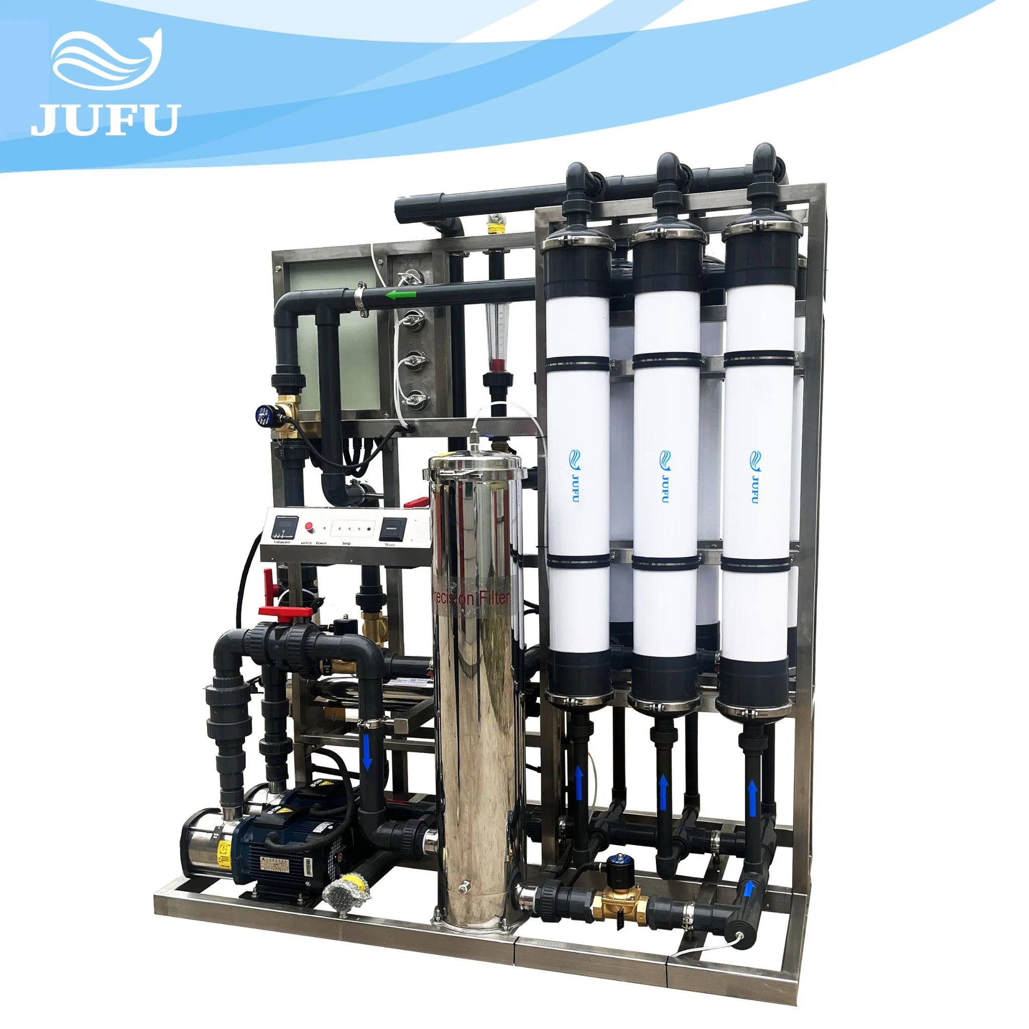 6tph UF Water Treatment Equipment Ultrafiltration System for River Water Well Water Purification