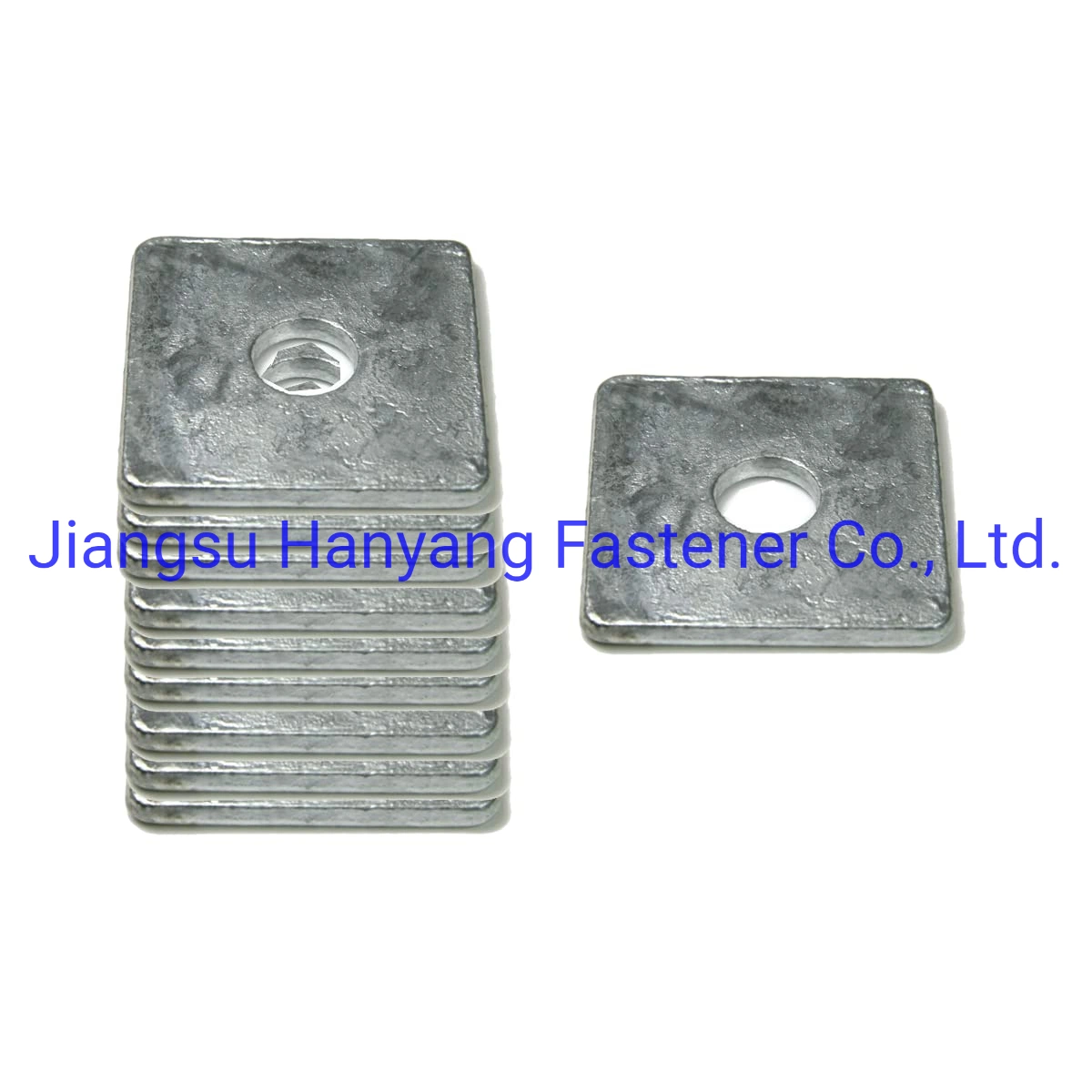 Square Washers Galvanized Steel Gasket Nut Flat Pad Spacer