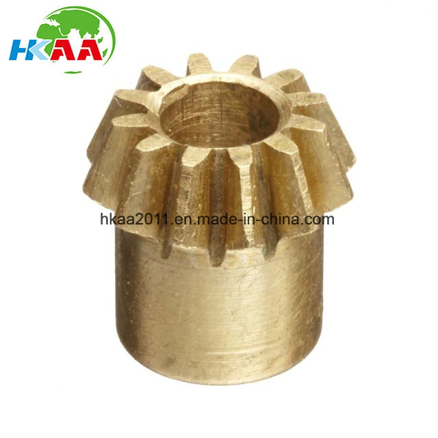 Custom Brass Mini Transmission Spiral Bevel Gear for Bicycle