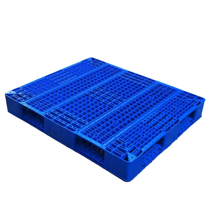 Manufacture OEM Injection HDPE Recycle Shipping Warehouse Rack Storage Double Faced 4 Way Antistatic Plastic Euro Pallet Heavy Duty