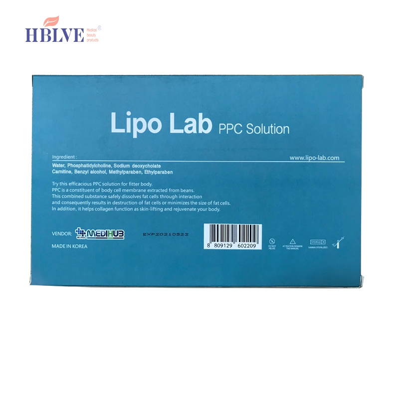 Corea Mayorista/Proveedor la pérdida de peso rápida inyección de reducción de grasa Lipo lipolítica Ppc Lab Solution