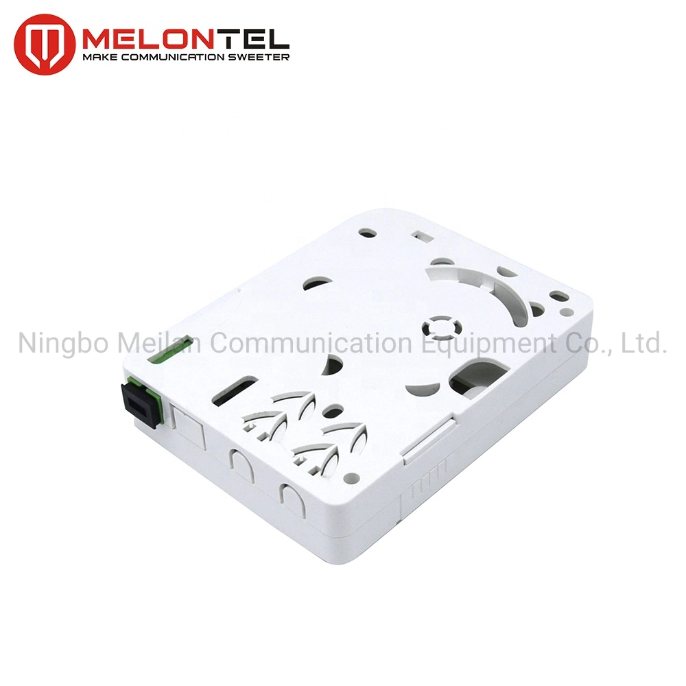 1/2core Single Port Indoor Plastic Fiber Optic Junction Box FTTH Indoor Joint Box